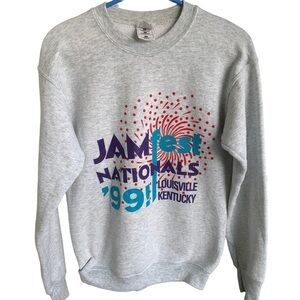 1999 Jamfest Nationals Louisville Kentucky Crewneck Sweatshirt Size Small
